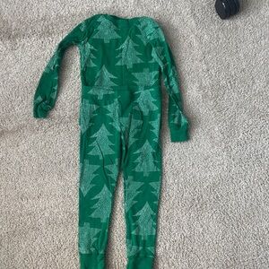 Green Tree Pattern Kids One Piece